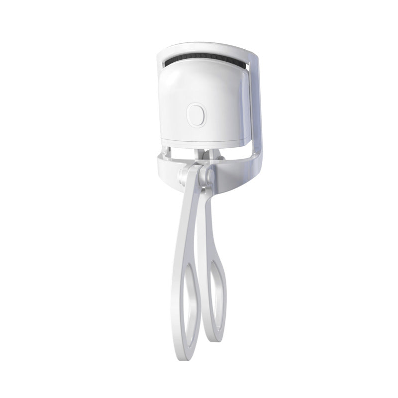 White heated eyelash curler