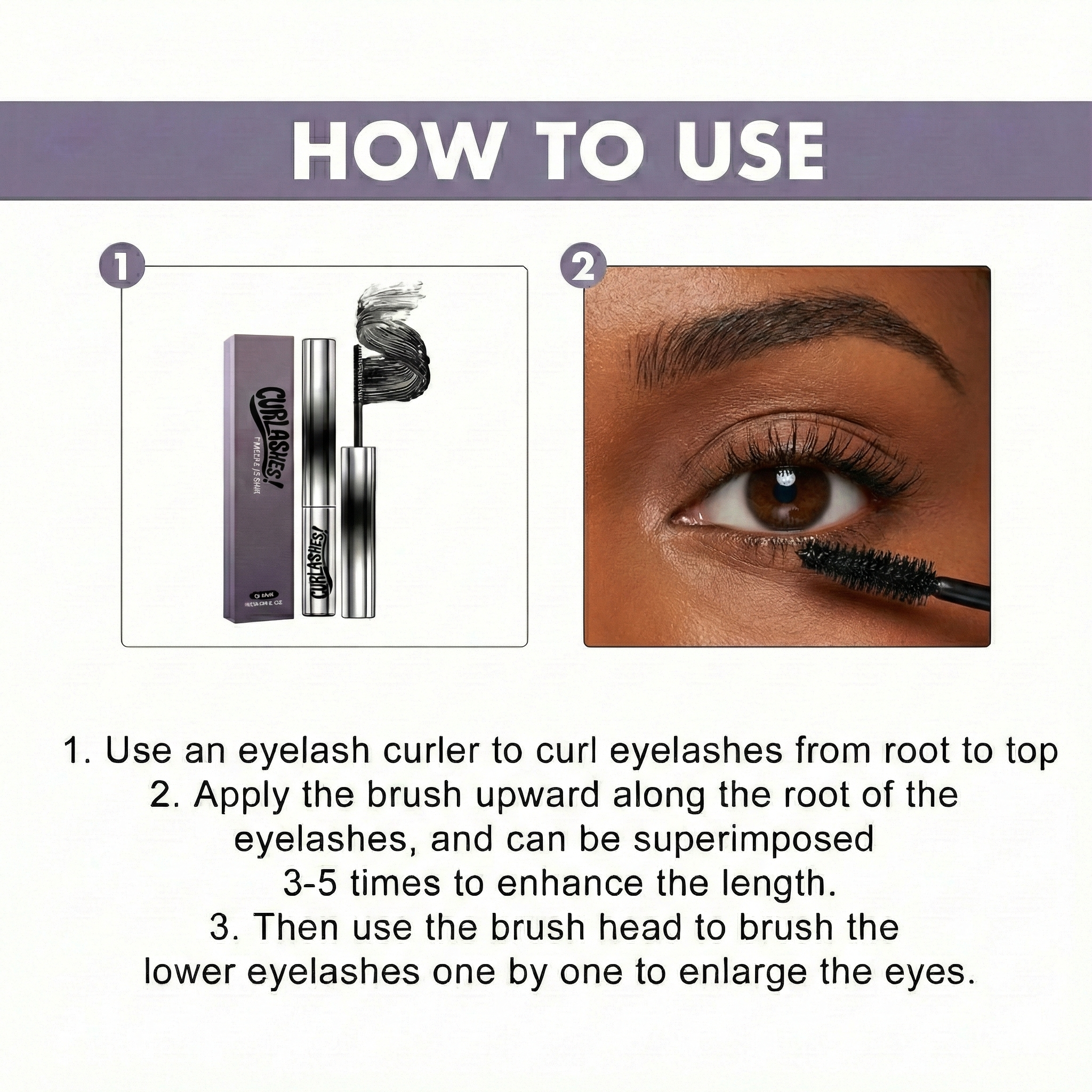 Curlashes™ Mascara Voluminous Silk Fiber