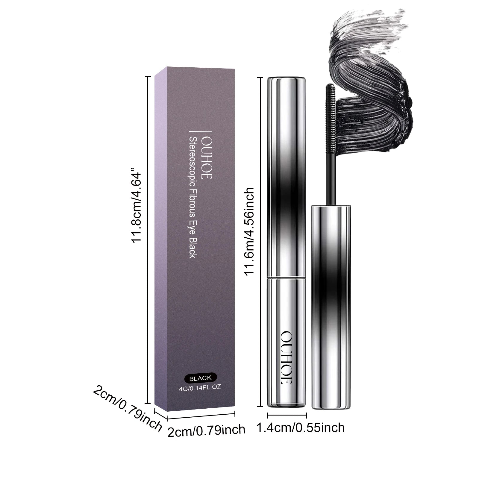 Curlashes™ Mascara Voluminous Silk Fiber
