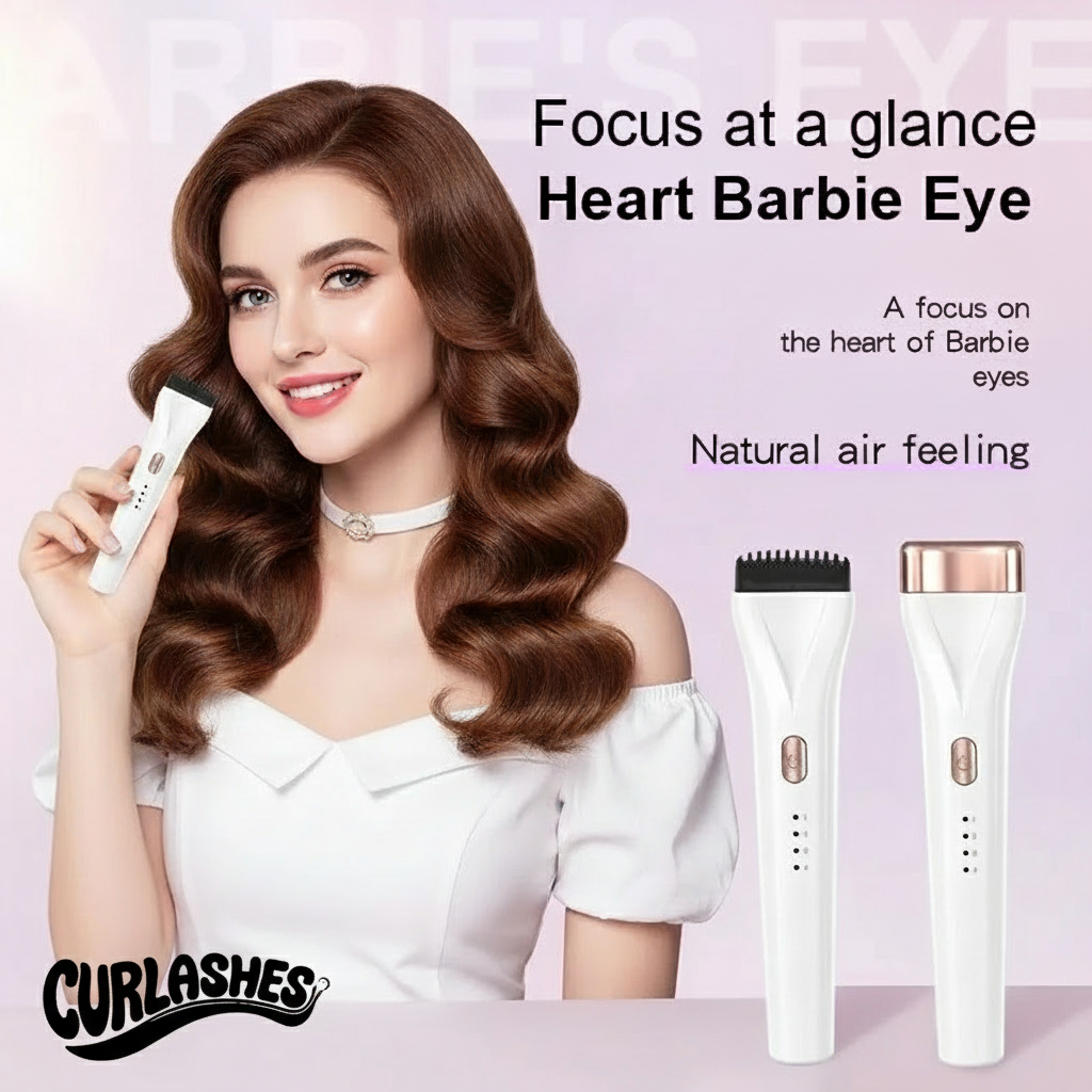 Professional Curlashes Heat Curler with Logo at Bottom